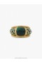 Gold/Malachite Zimmermann Zimmemorabilia Ring Rings