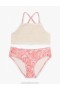 Pink Paisley Zimmermann Ottie Crochet Bikini Kids Swimwear