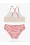 Pink Paisley Zimmermann Ottie Crochet Bikini Kids Swimwear