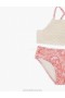 Pink Paisley Zimmermann Ottie Crochet Bikini Kids Swimwear