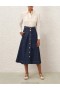 Ink Zimmermann A Line Denim Skirt Denim