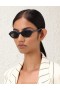 Navy Zimmermann Cyd Oval Sunglasses