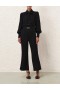 Black Zimmermann Crop Flare Pant Shorts & Pants