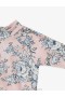 Peach/Blue Floral Zimmermann Halliday Frill Rashie Kids Swimwear