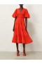 Tomato Zimmermann Pleated Midi Dress Dresses