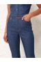 Railway Blue Zimmermann Matchmaker Capri Jean DenimShorts & Pants