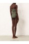 Khaki/Pink Dot Zimmermann Separates Sculpt Wide Link 1P Separates One Piece