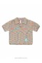 Multi Zimmermann August Textured Knit Polo Kids Tops