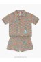 Multi Zimmermann August Textured Knit Polo Kids Tops