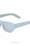 Sky Blue Zimmermann Echo Square Sunglasses