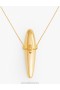 Gold Zimmermann Paint Stroke Locket Necklace Necklaces