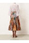 Patch Floral Zimmermann Junie Tiered Midi Skirt Skirts