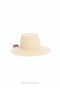Natural Zimmermann Stripe Fedora Hats