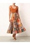 Patch Floral Zimmermann Junie Tiered Midi Skirt Skirts