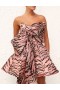 Pink Tiger Zimmermann Matchmaker Bow Mini Dress Dresses