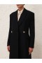 Black Zimmermann Natura Hourglass Coat Jackets & Coats