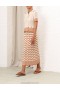 Tan/Cream Zimmermann Junie Textured Knit Polo Clothing