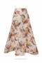 Ivory Tropical Floral Zimmermann Matchmaker Floral Flare Skirt Skirts