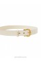 Macadamia Zimmermann Twisted Buckle Leather Belt 30 Belts