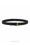Black Zimmermann Twisted Buckle Leather Belt 30 Belts