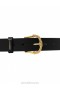 Black Zimmermann Twisted Buckle Leather Belt 30 Belts
