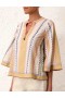 Multi Zimmermann August Embroidered Top Clothing