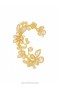 Gold/Pearl Zimmermann Bloom Ear Cuff Earrings