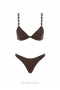 Chocolate Zimmermann August Diamond Trim Tri Bikini Bikinis