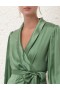 Matcha Zimmermann Silk Wrap Mini Dress Dresses
