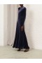 Navy Zimmermann Natura Velvet Bias Slip Dress Dresses