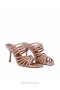 Peach Zimmermann Aura Mule Sandal 85 Heels
