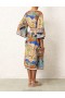 Nautical Map Zimmermann Alight Midi Dress Clothing