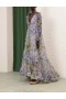 Blue Floral Zimmermann Natura Flower Midi Dress Dresses