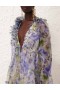 Blue Floral Zimmermann Natura Flower Midi Dress Dresses