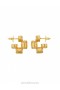 Gold Zimmermann Swing Pave Hoops Earrings