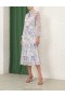 Blue Garden Print Zimmermann Natura Tubular Midi Dresses