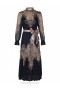 Navy Paisley Zimmermann Natura Tubular Midi Dresses