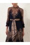 Navy Paisley Zimmermann Natura Tubular Midi Dresses