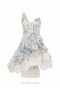 Blue Floral Zimmermann Natura Draped Mini Dresses