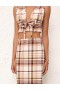 Cream Check Zimmermann Matchmaker Check Pencil Skirt Skirts