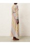 Multi Stripe Zimmermann Halliday Bias Long Dress Clothing