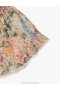 Multi Watercolour Floral Zimmermann Halliday Flip Skirt Kids Skirts