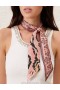 Pink Bandana Zimmermann Printed Silk Ribbon Scarf Scarves