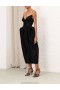Black Zimmermann Matchmaker Bustier Midi Dress Dresses