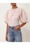 Blush Zimmermann Lantern Sleeve Tee T-Shirts