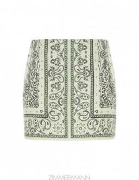 Mint Bandana Zimmermann Matchmaker Bandana Micro Skirt Skirts