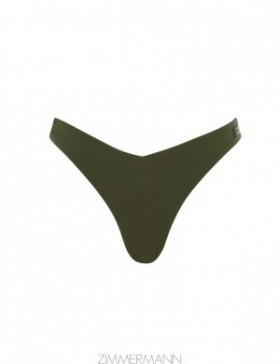 Khaki Zimmermann Separates Sculpt V Pant Bikini Pant