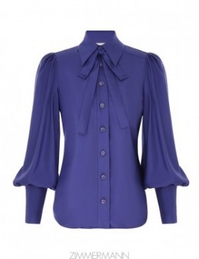 Lapis Zimmermann Natura Blouson Shirt Shirt