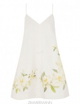 Ivory Magnolia Zimmermann Harmony Swing Dress Dresses