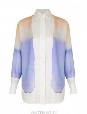 Blue Fields Zimmermann Natura Relaxed Shirt Shirt